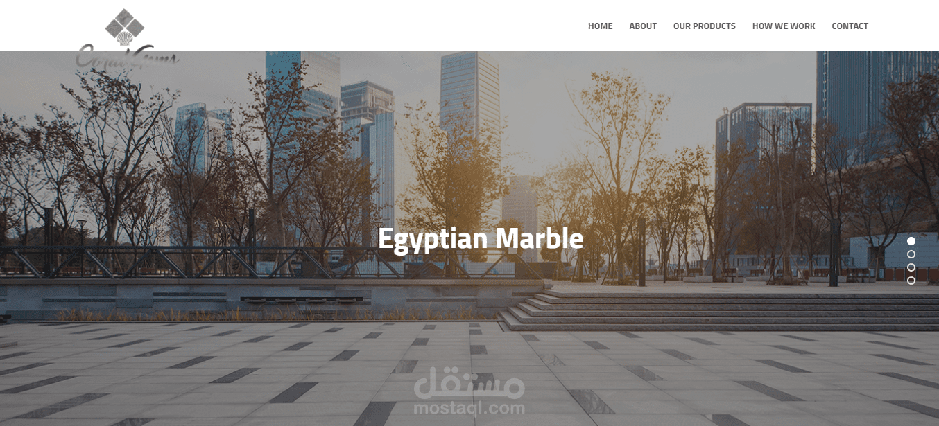 موقع بيع رخام شركة Coralgems