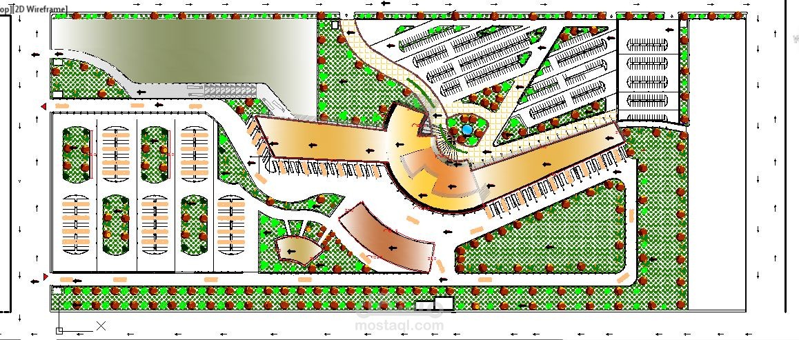 تصميم ميناء بري