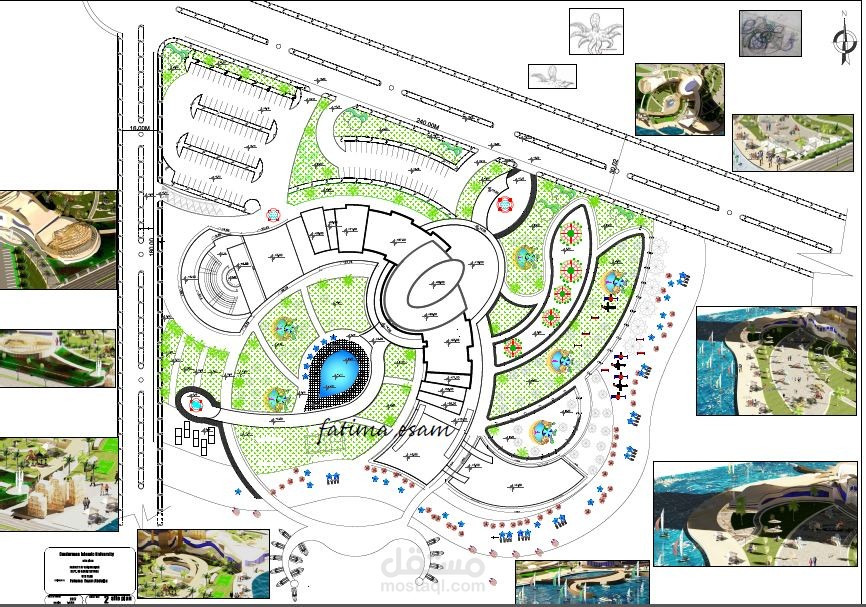 منتجع سياحي ترفيهي على البحر