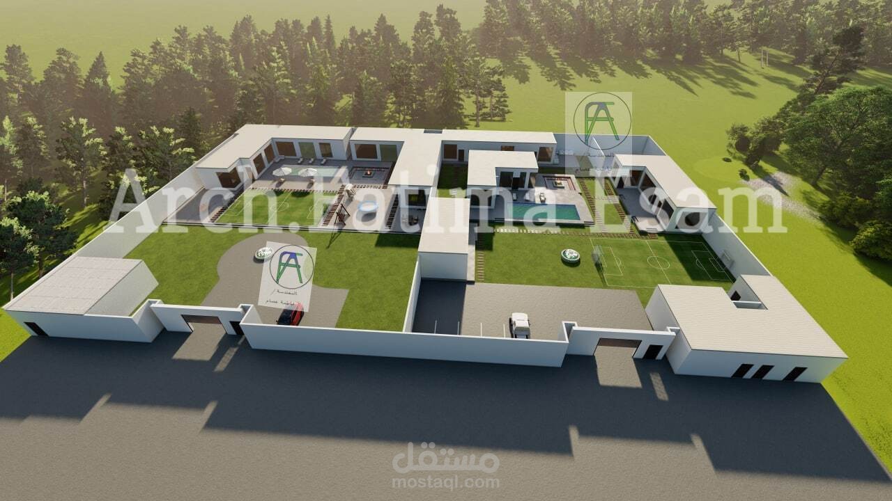 تصميم استراحة في السعودية