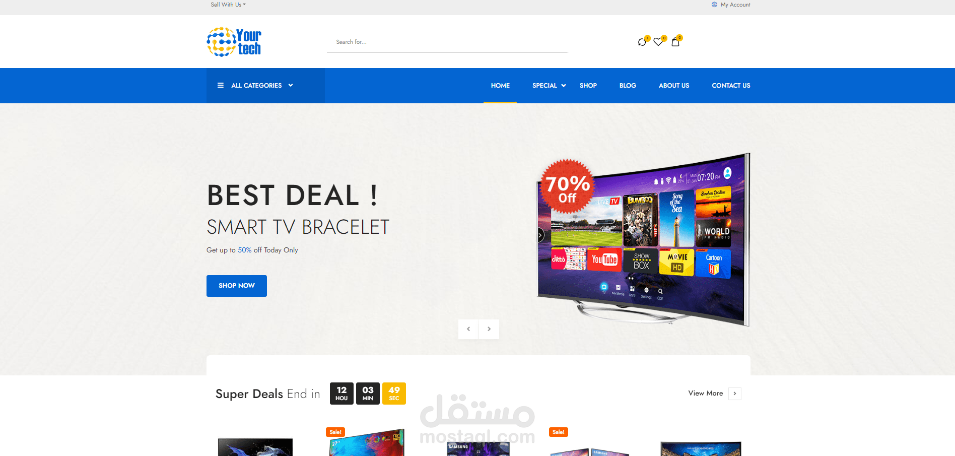 ecommerce website