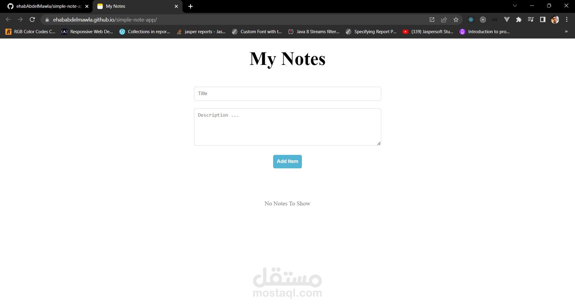 Note App