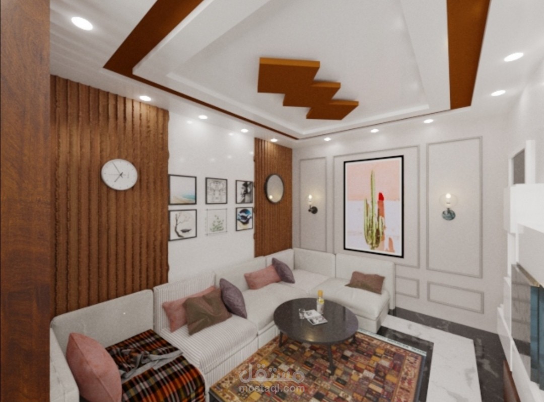 تصميم داخلي صالة استقبال