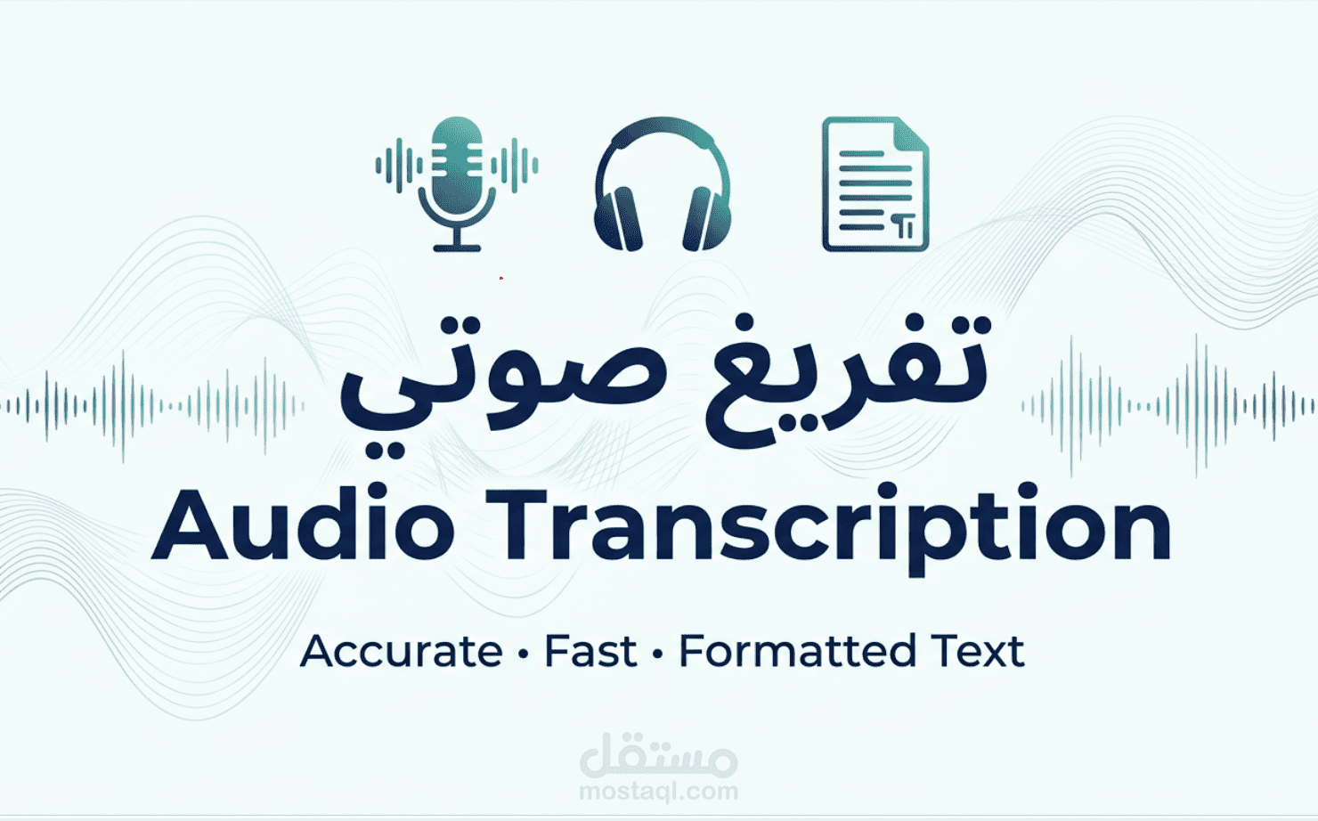 تفريغ صوتي