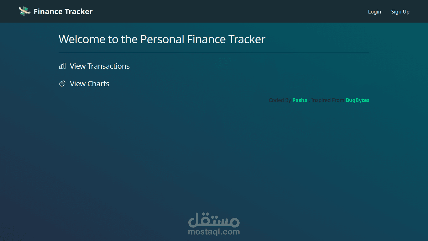Fully fetaured Financial App