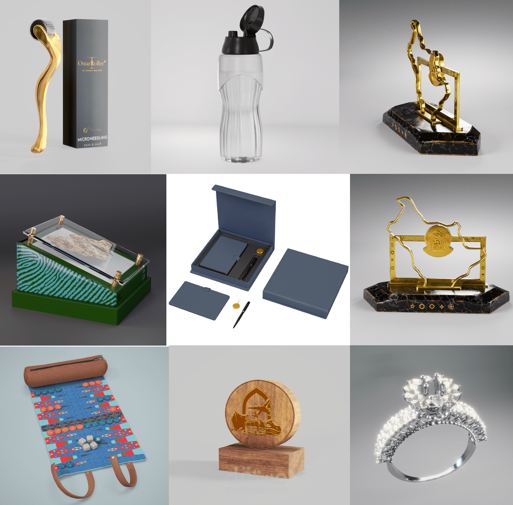 تصميمات منتجات 3d