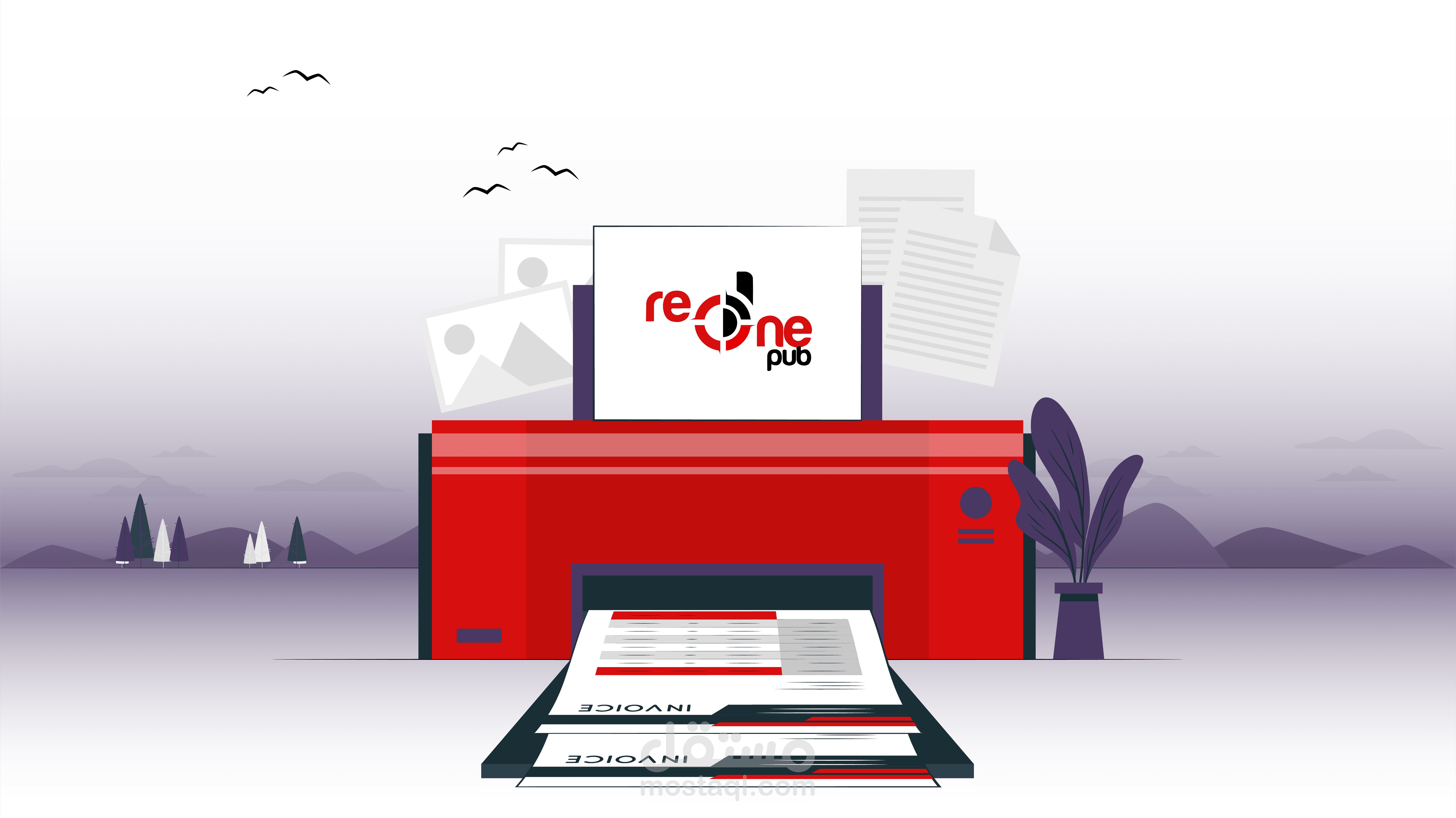 موشن جرافيك لشركه red one pub