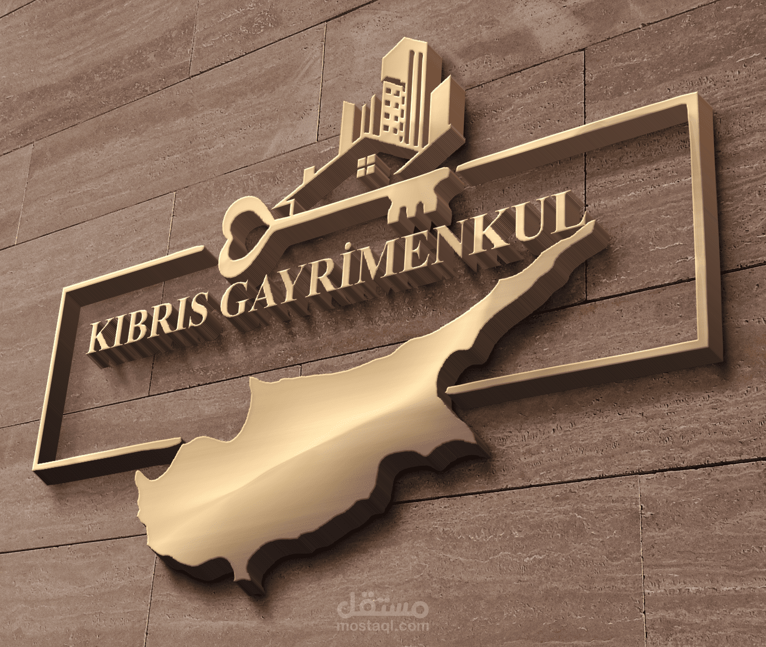 تصميم لوجو مع بزنس كارد لشركة عقارات