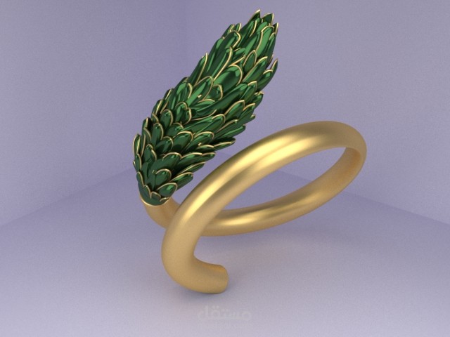 تصميم خاتم 3d