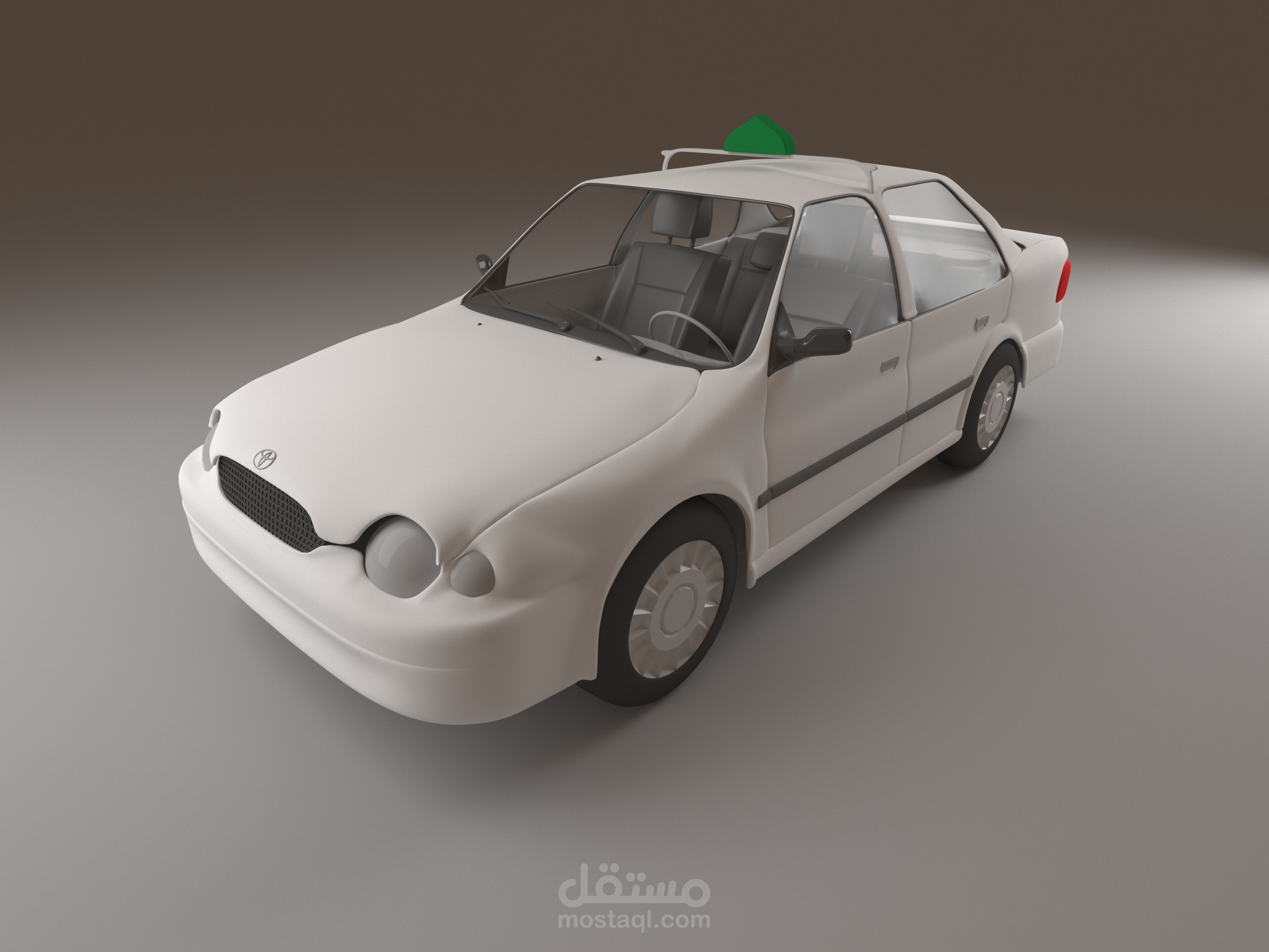 تجسيد سيارة 3d