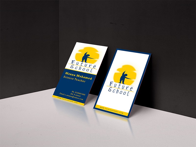 تصميم كارت شخصي