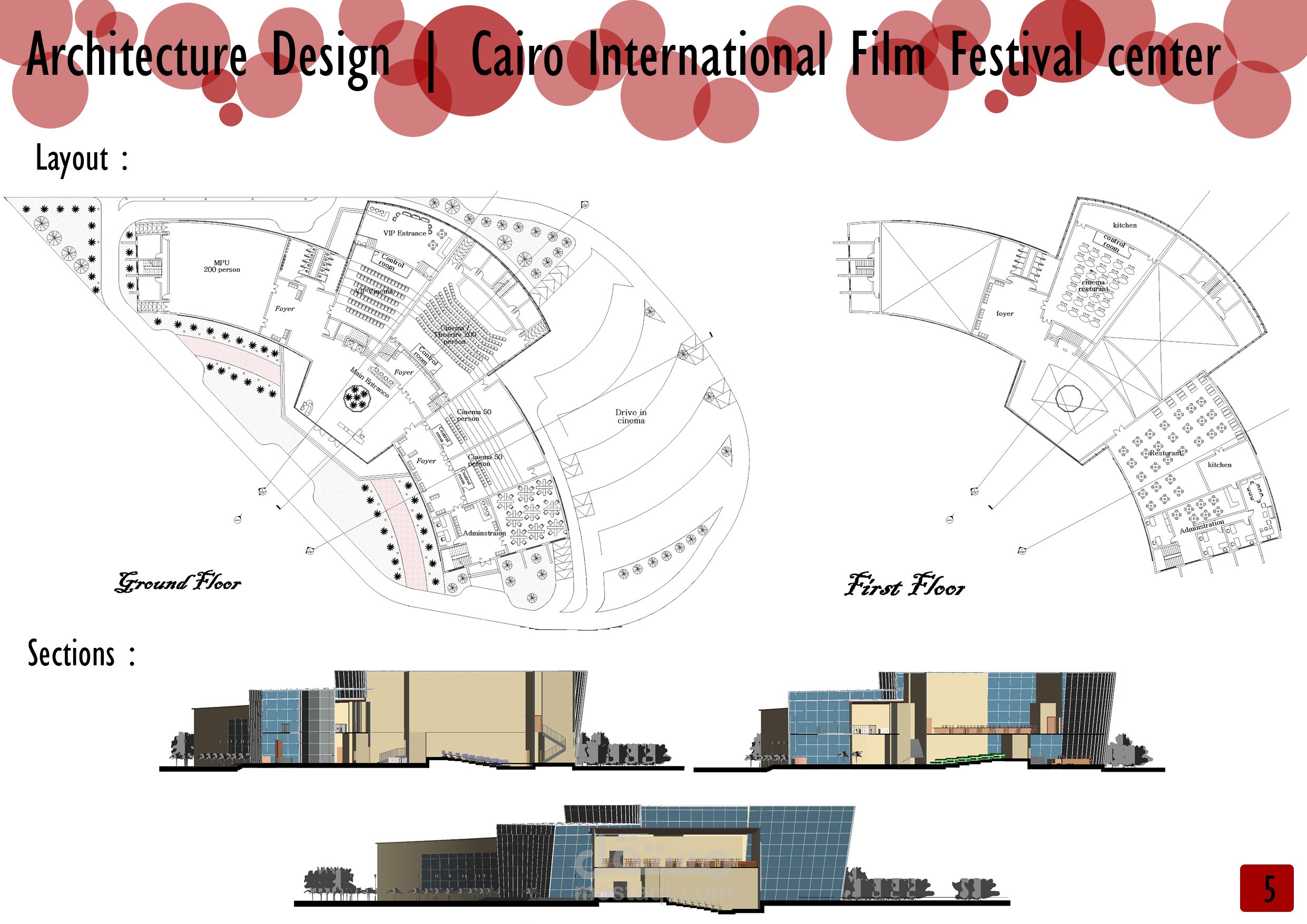 Architecture Design:Cairo International Film Festival center