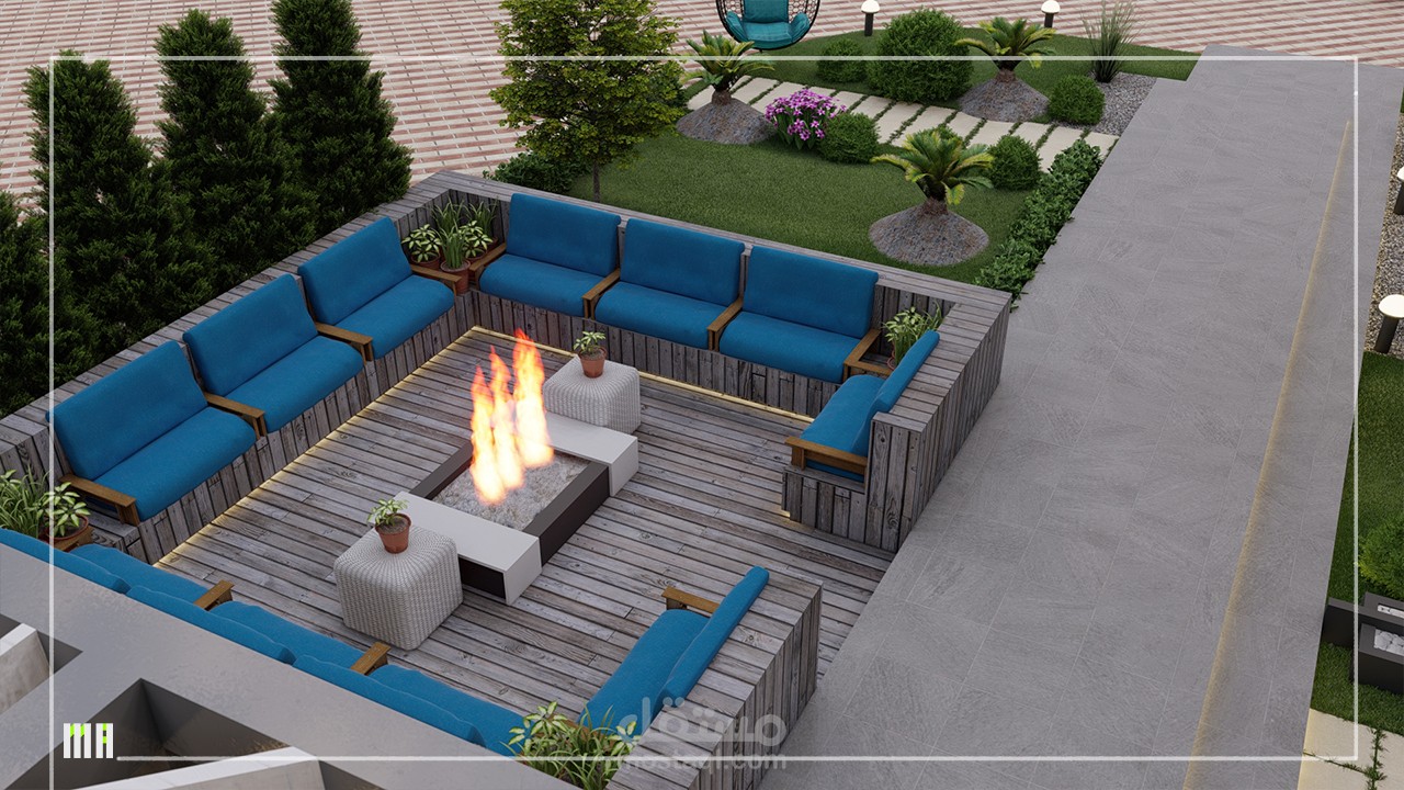 لاندسكيب..تنسيق حديقة فيلا..الامارات