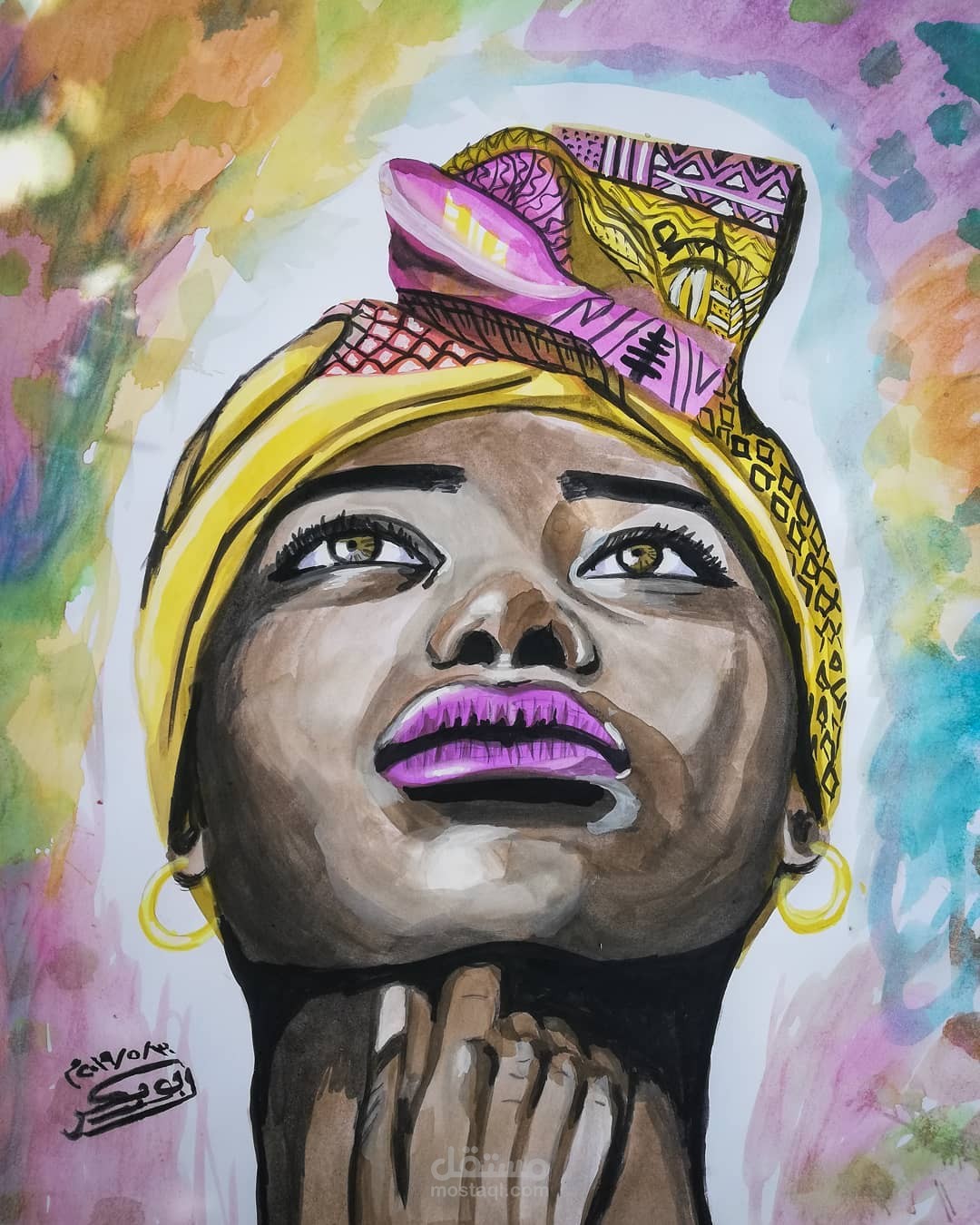 رسم بورتريه