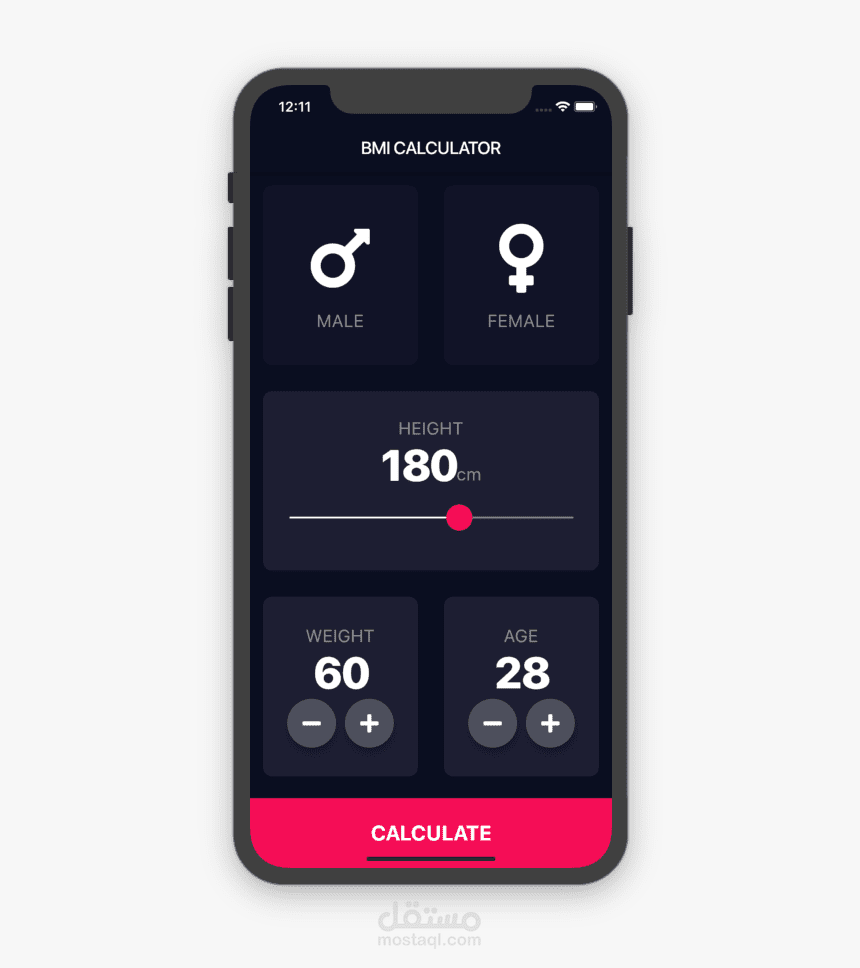 [BMI Calculator app ]