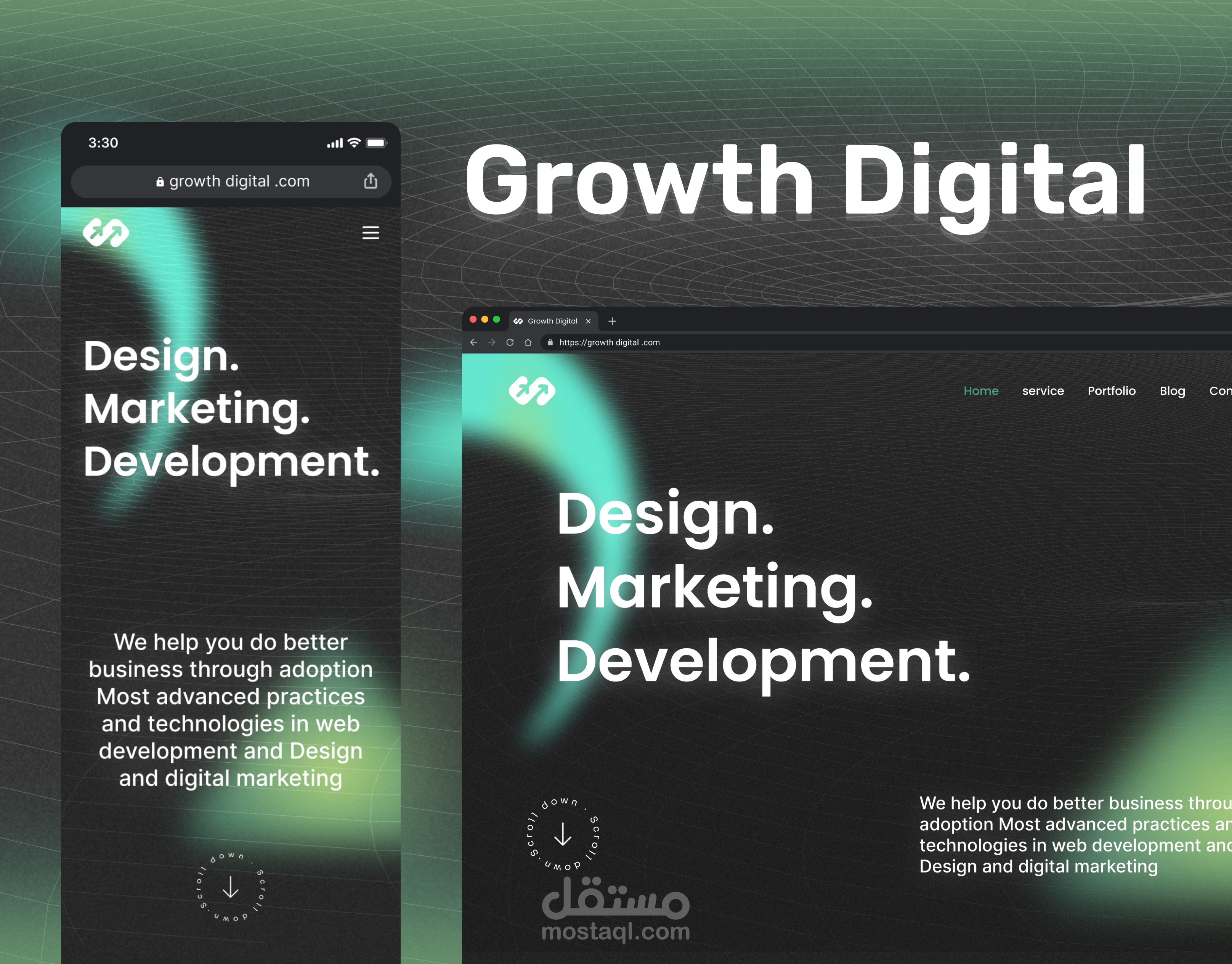 Digital Agency Website - Growth Digital