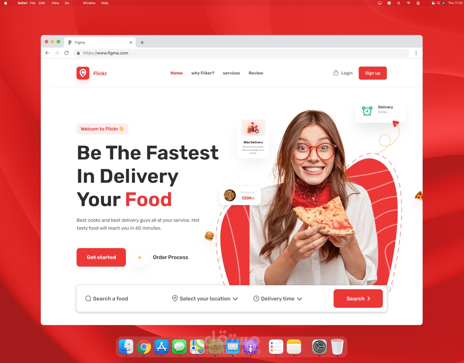 Food Delivery Website | Flickr