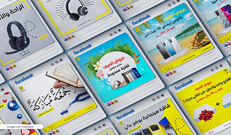 تصميمات بوستات سوشال ميديا بشكل احترافي .