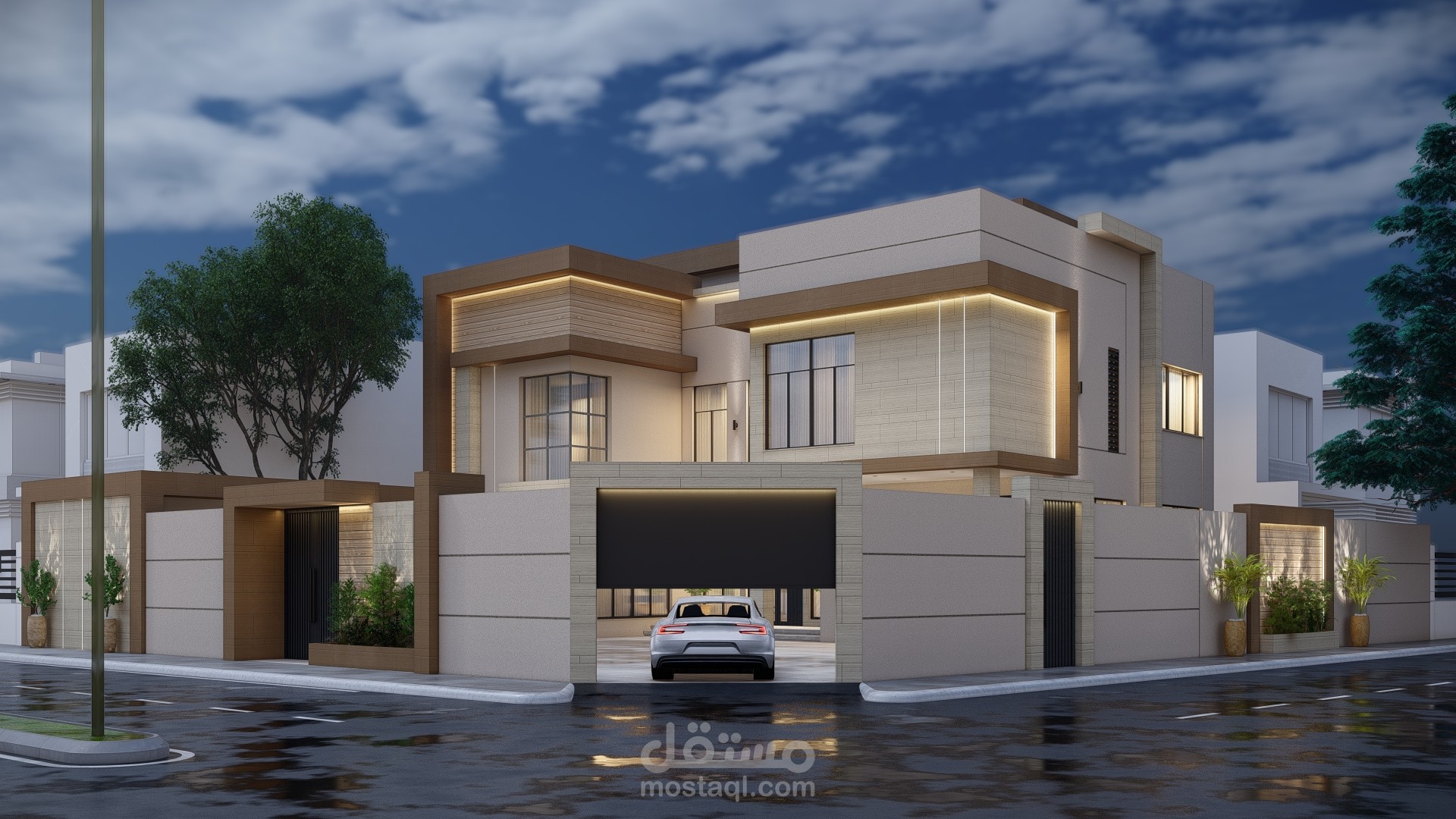 تصميم واجهة معمارية