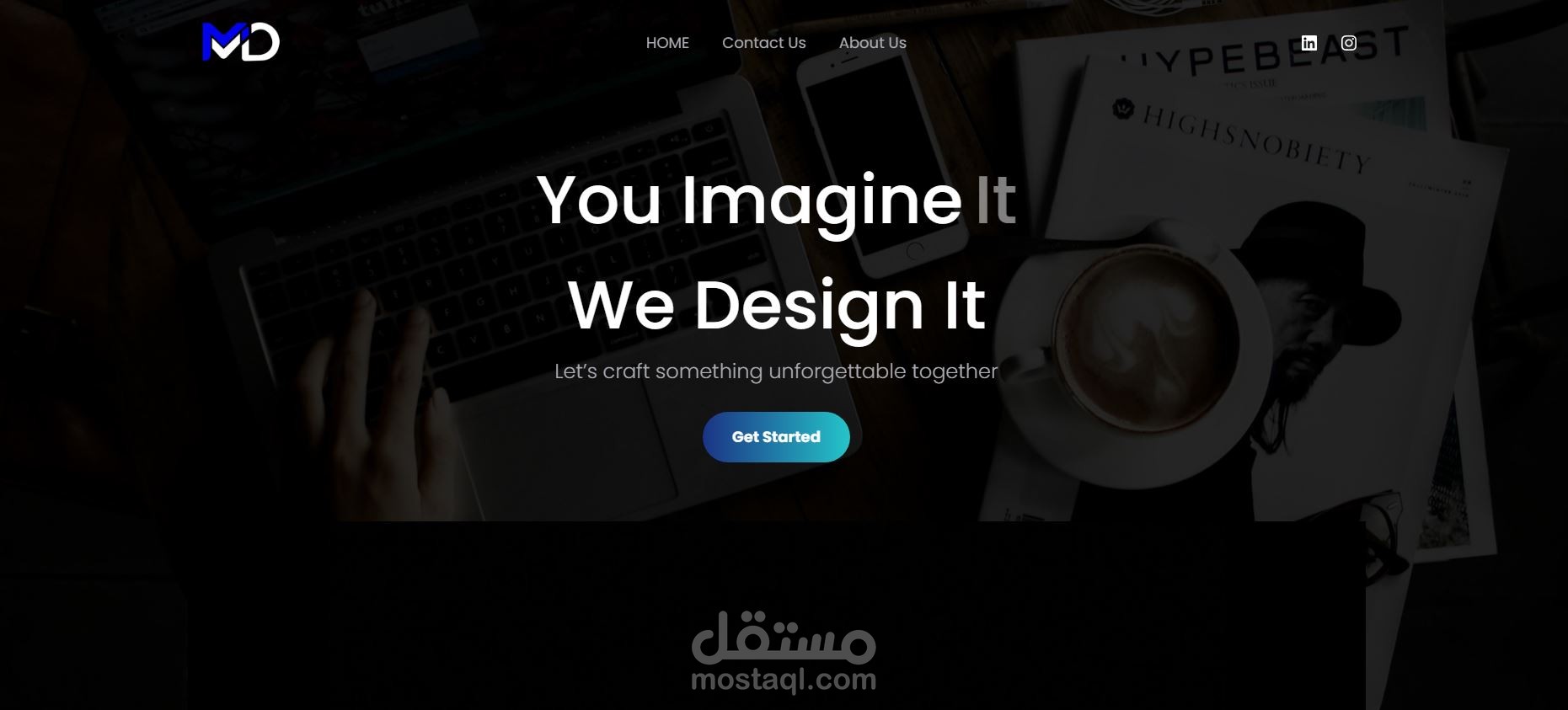 موقعي الالكتروني لرؤية اعمالي