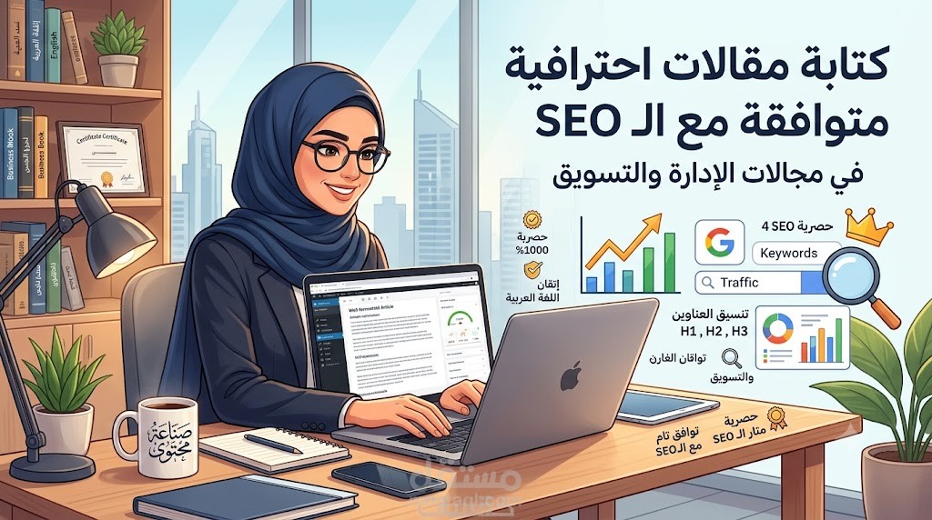 كتابة مقالات احترافية متوافقة مع الـ SEO في مجالات الإدارة والتسويق