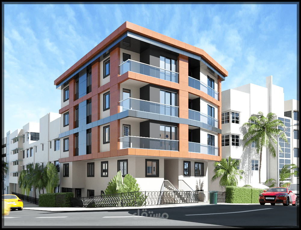 تصاميم وتنفيذ واجهات بنايات 