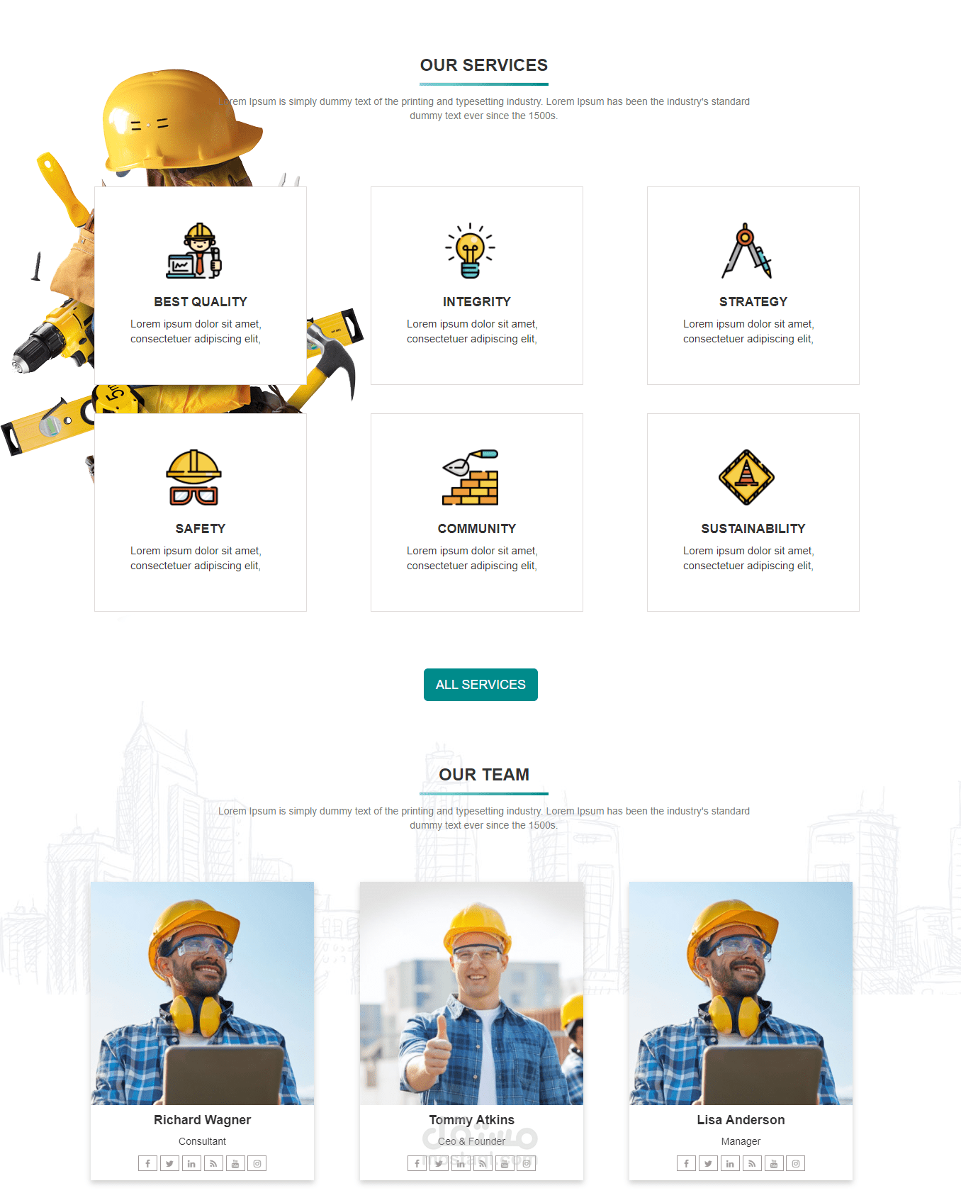 Engineering company website