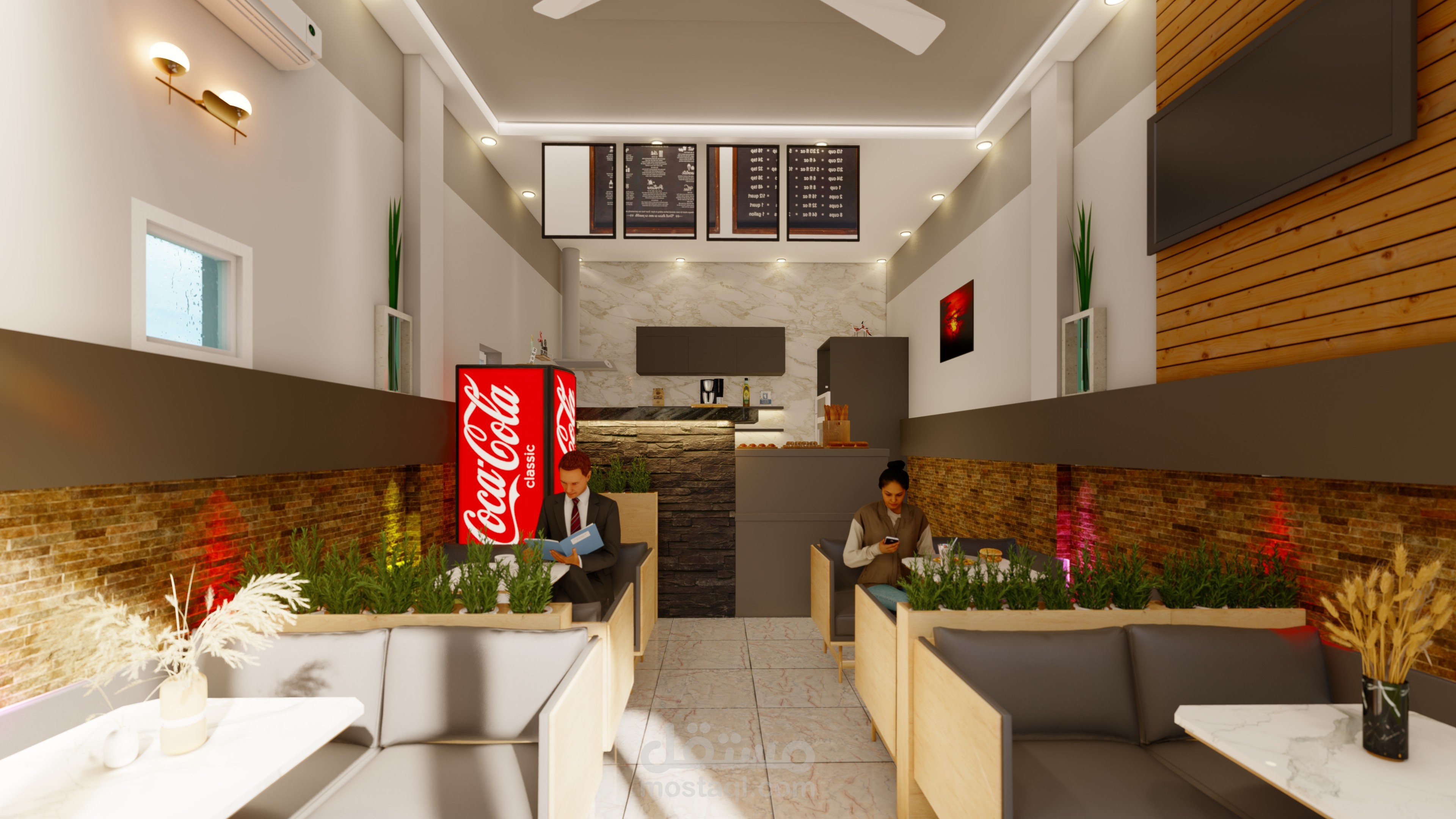 تصميم داخلي لمطاعم