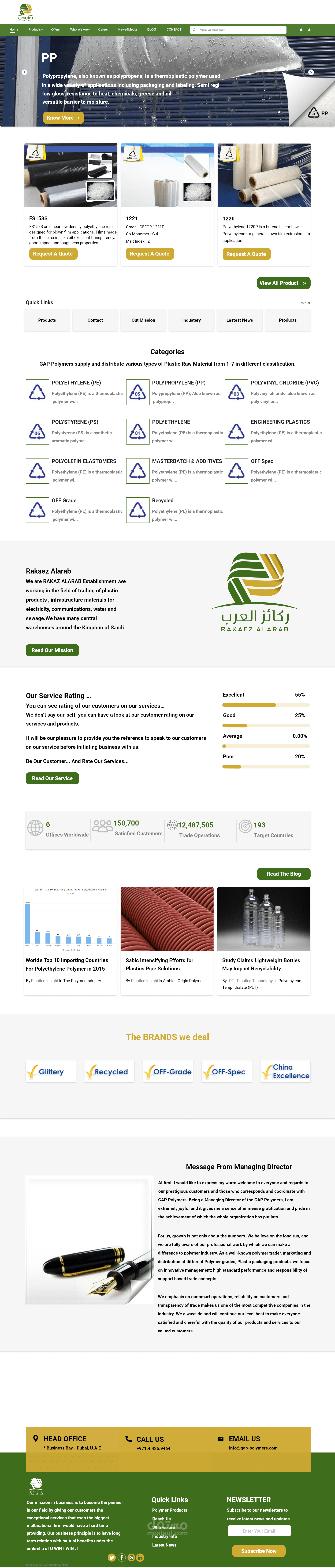 تصميم لموقع تجاري