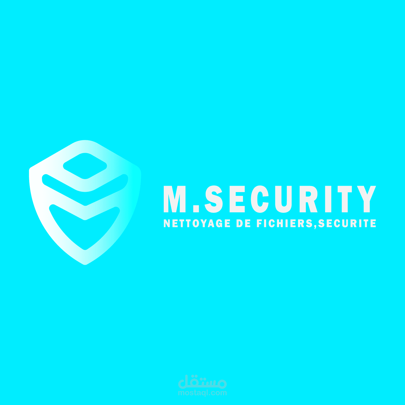 تصميم شعار  M SECURITY