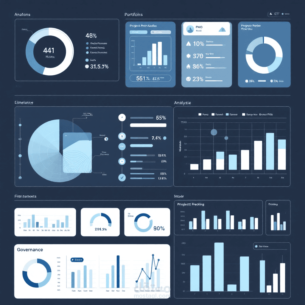 تأسيس وتطوير مكتب إدارة مشروعات (PMO) متكامل وفق أفضل الممارسات العالمية