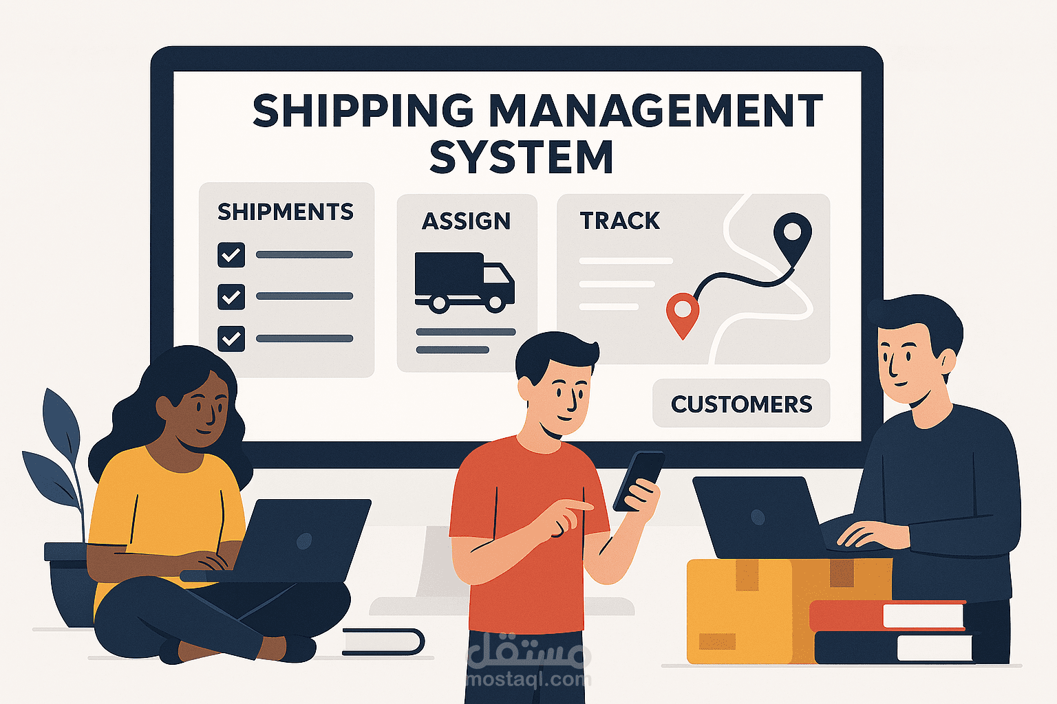 نظام إدارة شركات الشحن
