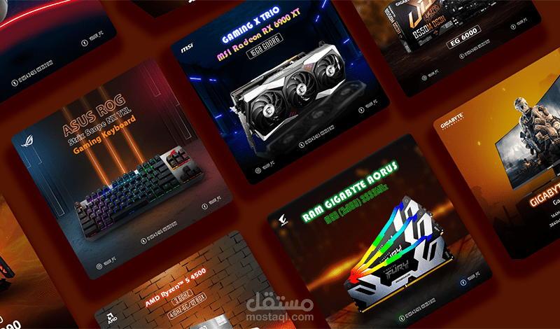 تصميمات سوشيال ميديا إحترافية