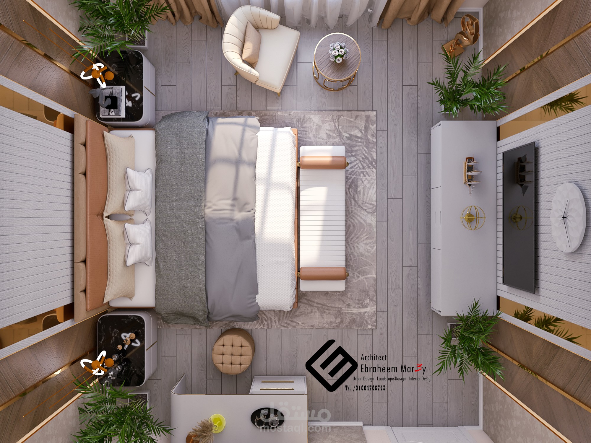 interior design - 3D design - Bedroom