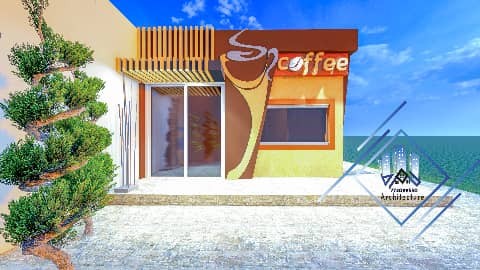 تصميم كافيه   (Y Coffee)