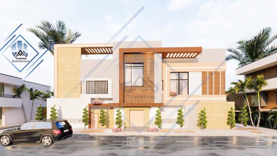 واجهة لفيلا مودرن