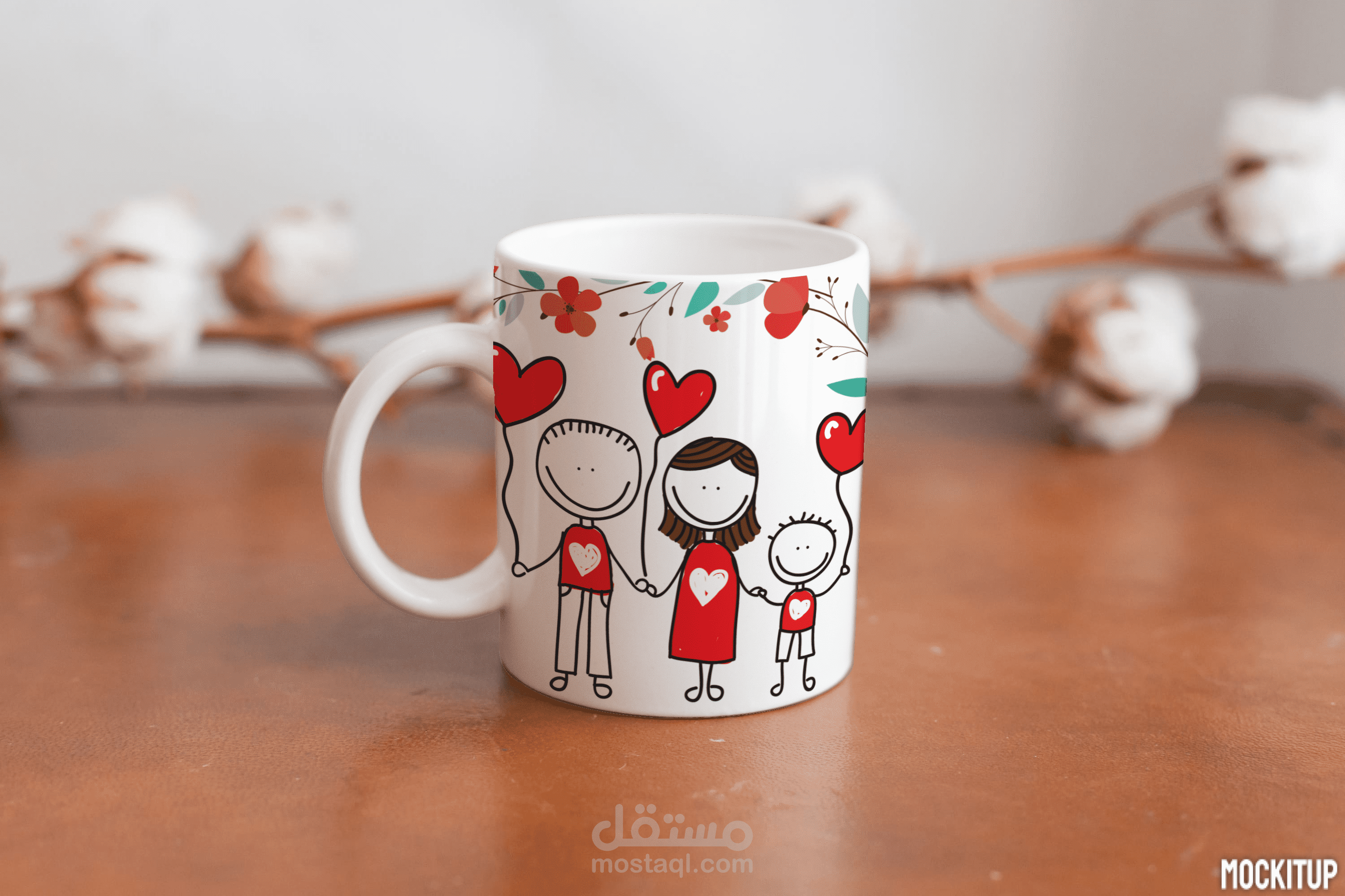 تصميم وسادات واكواب