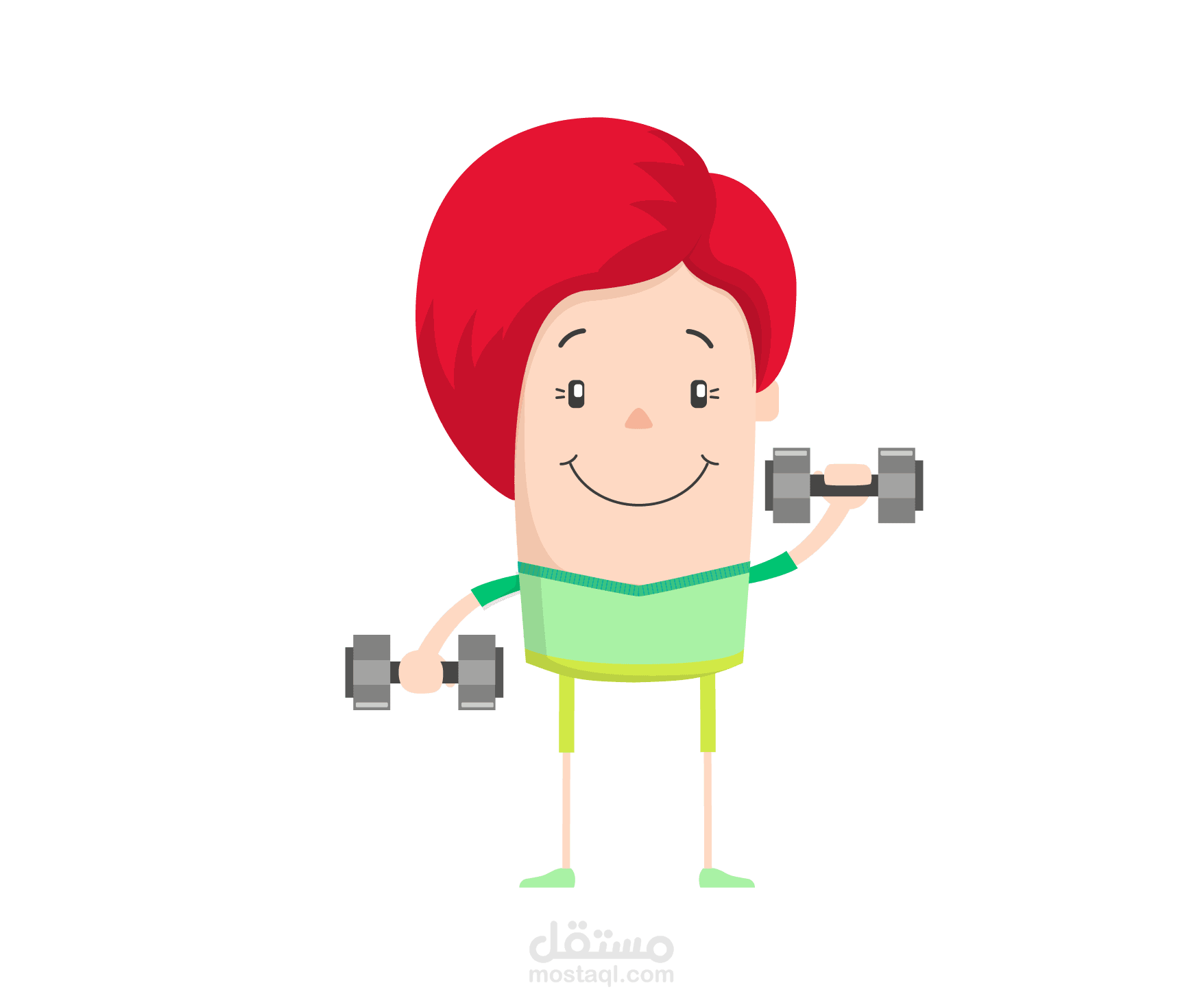 رسم شخصية كرتونية