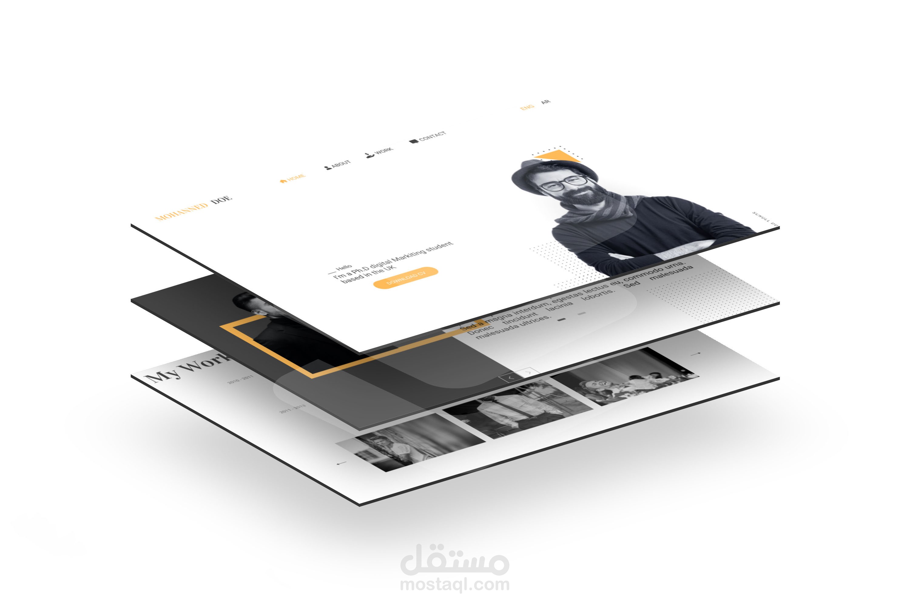 صفحة هبوط شخصية