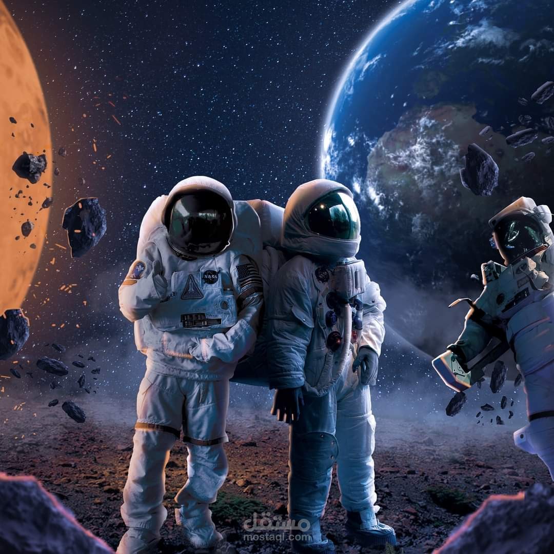 دمج بعض الصور لتكوين تمصيم مميز