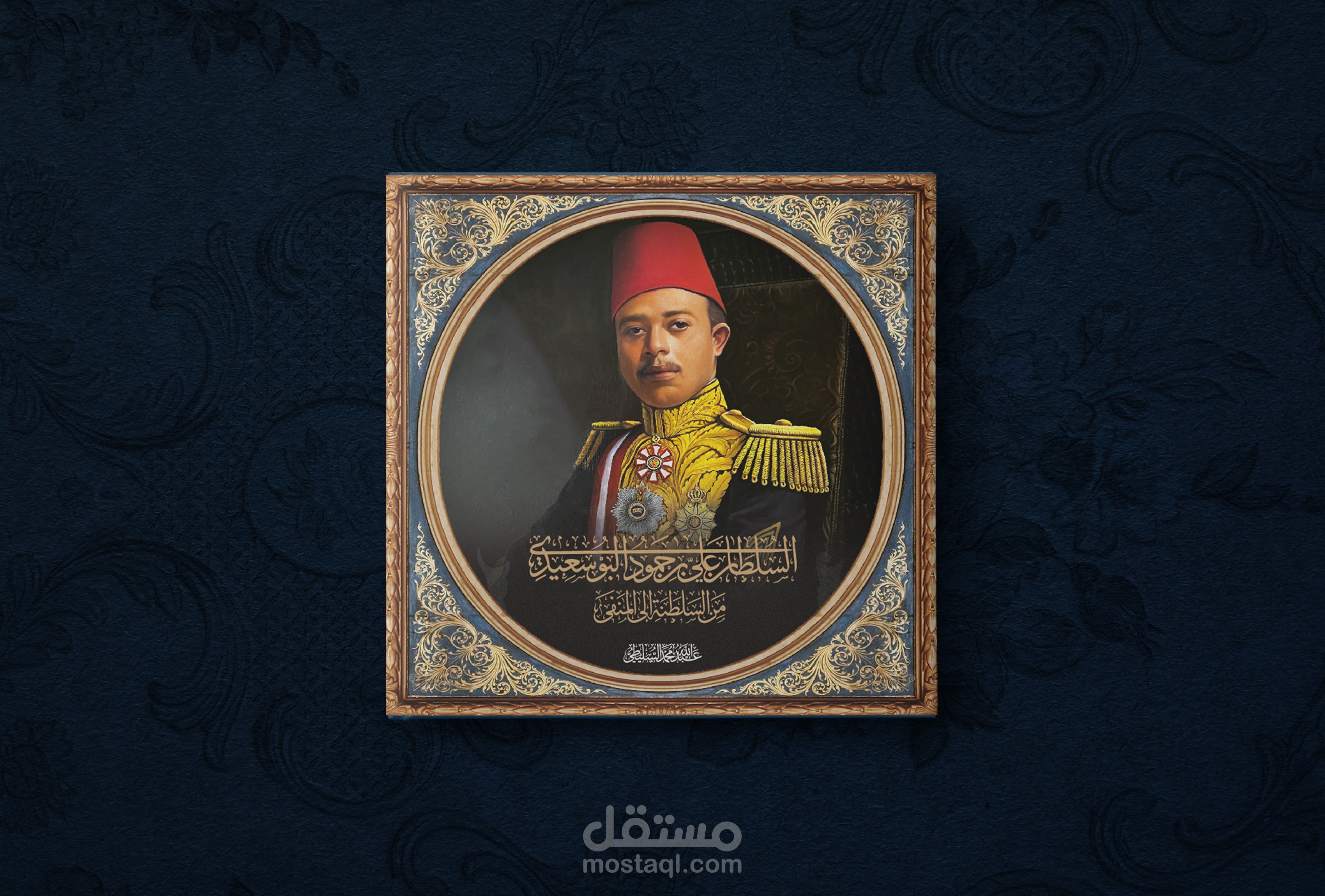 تصميم كتاب السلطان علي بن حمود