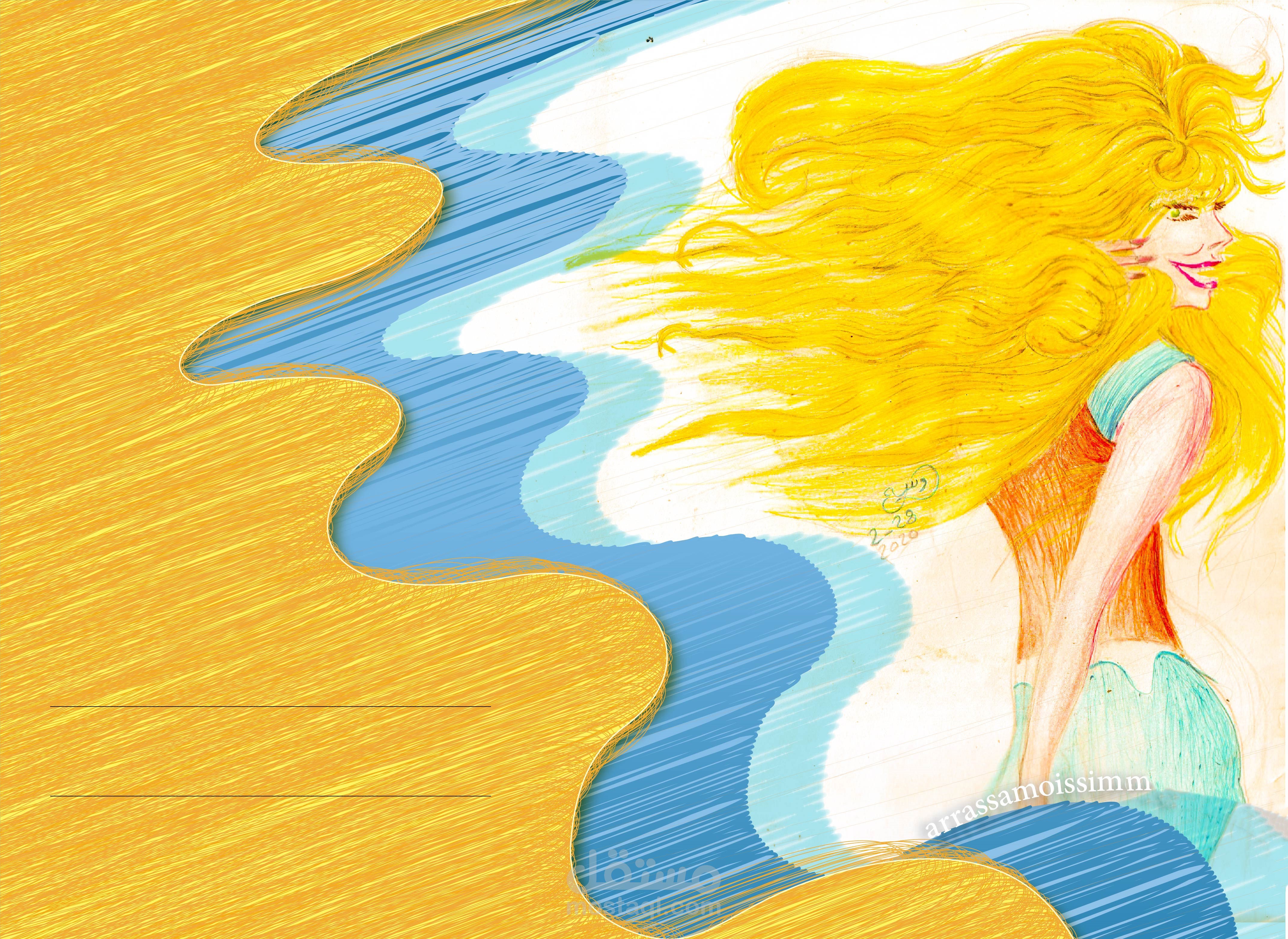 الفتاة الشقراء