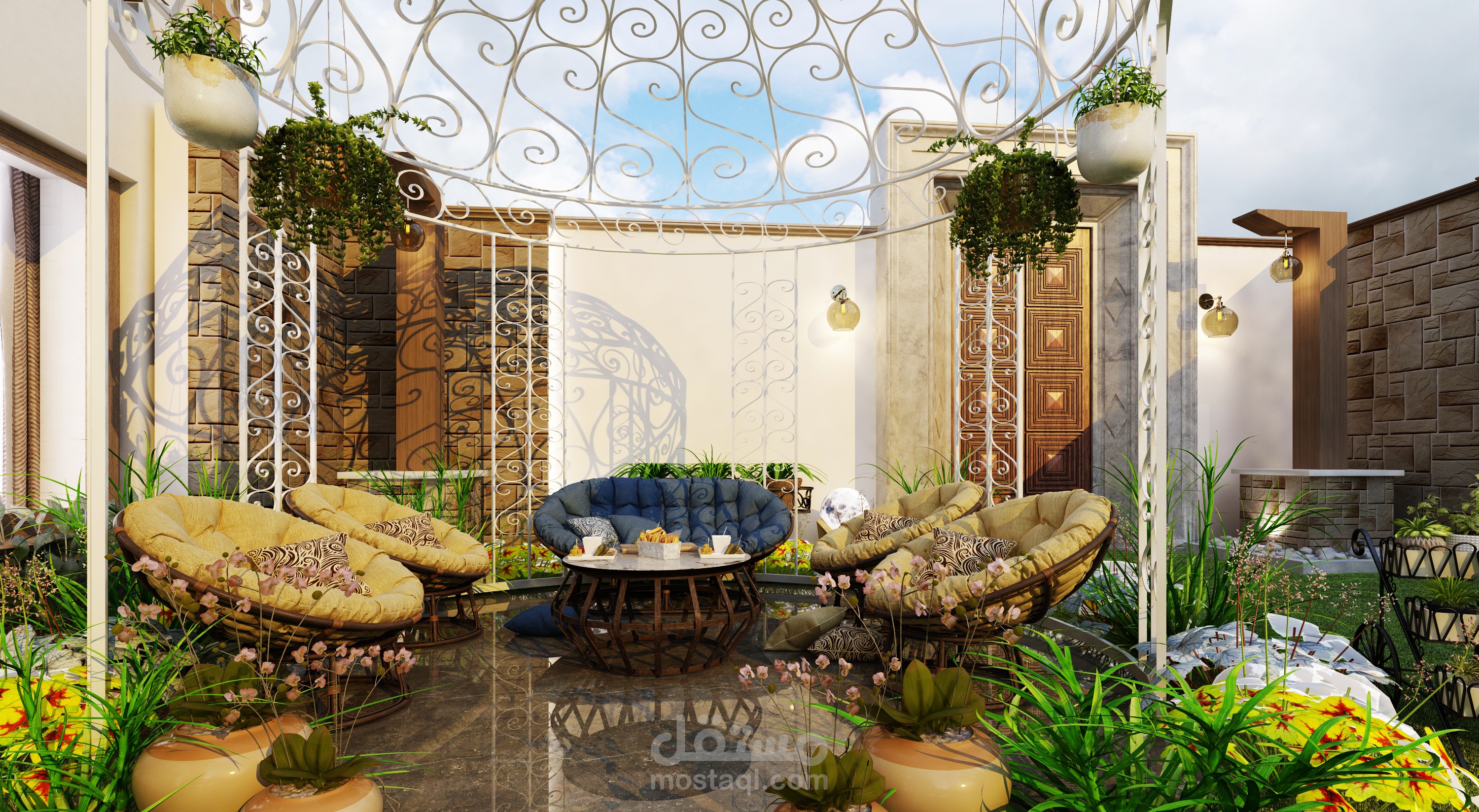 تنسيق حديقه-السعوديه