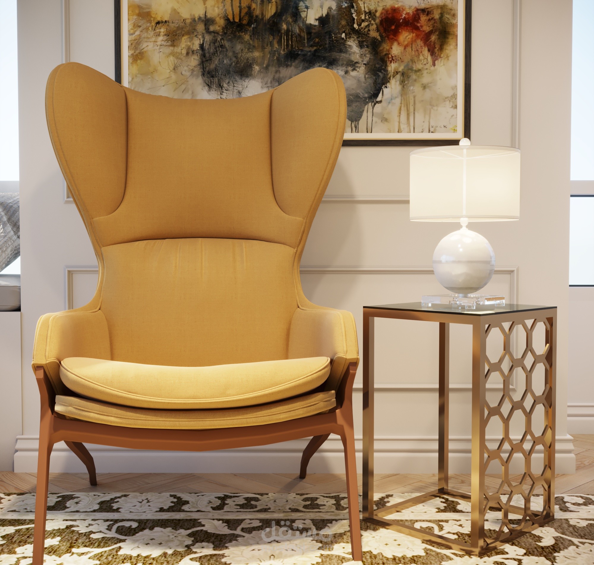 تصميم طاوله جانبيه