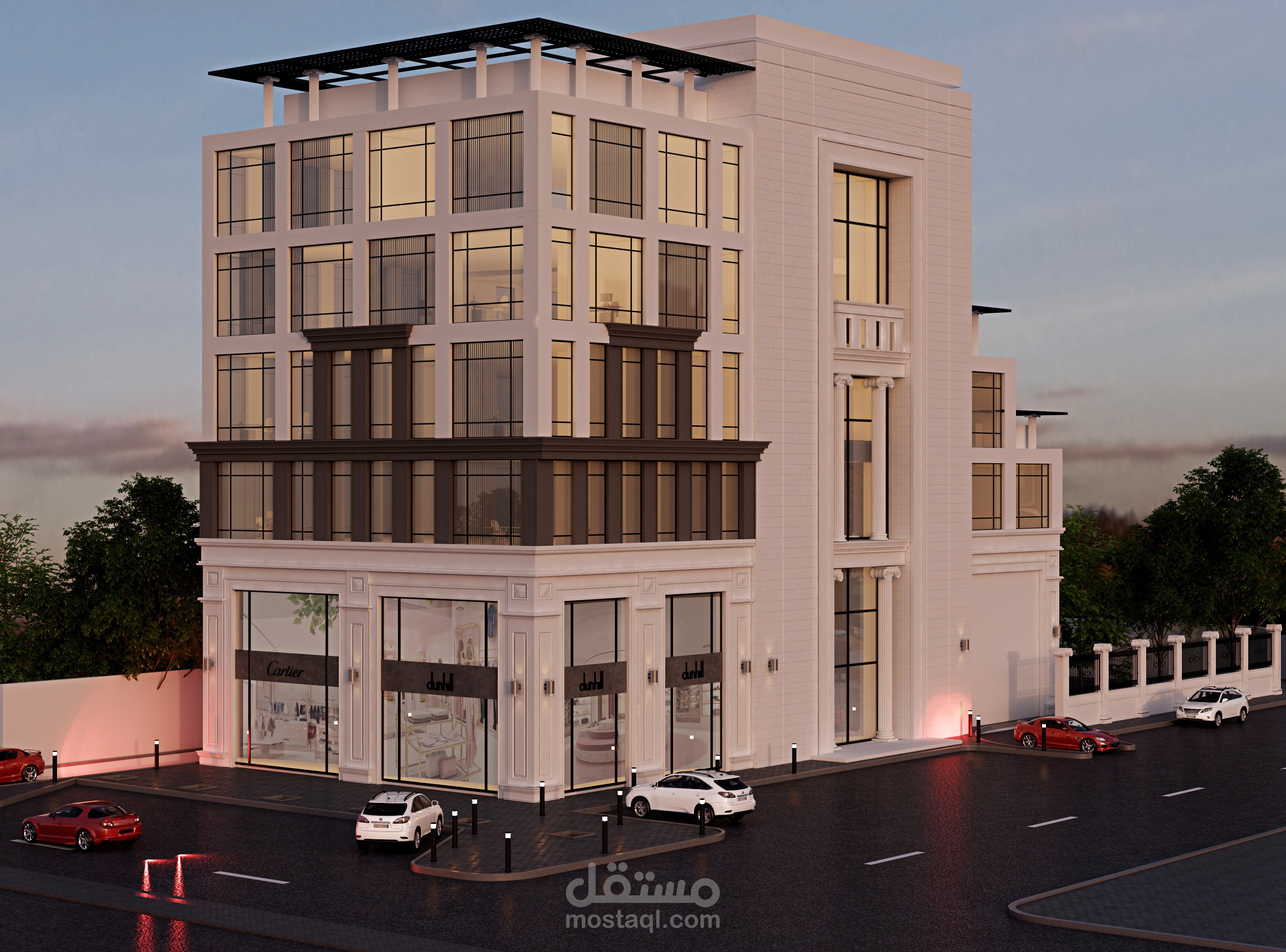 مبنى ادارى تجارى-السعوديه