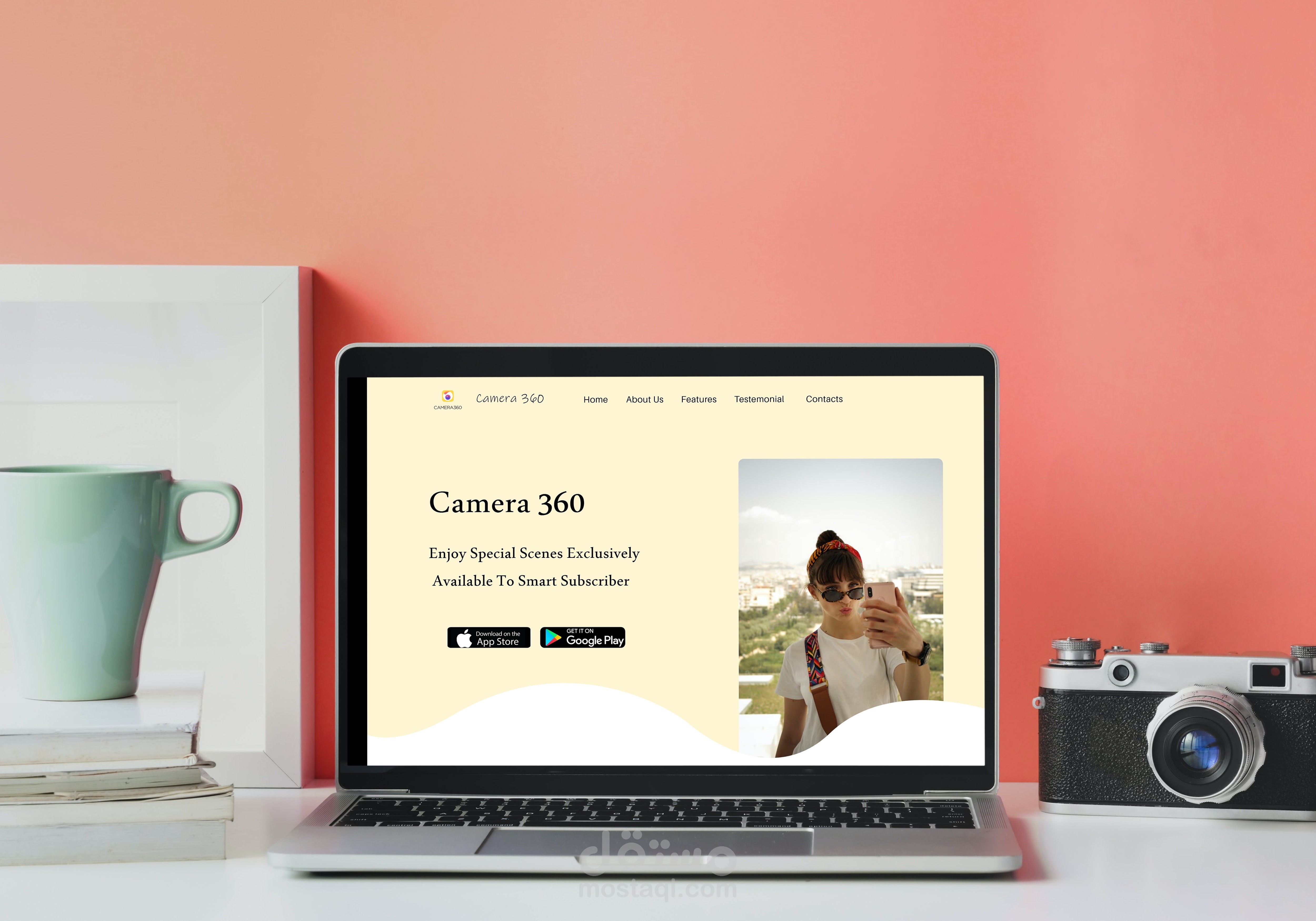 camera 360- landing page