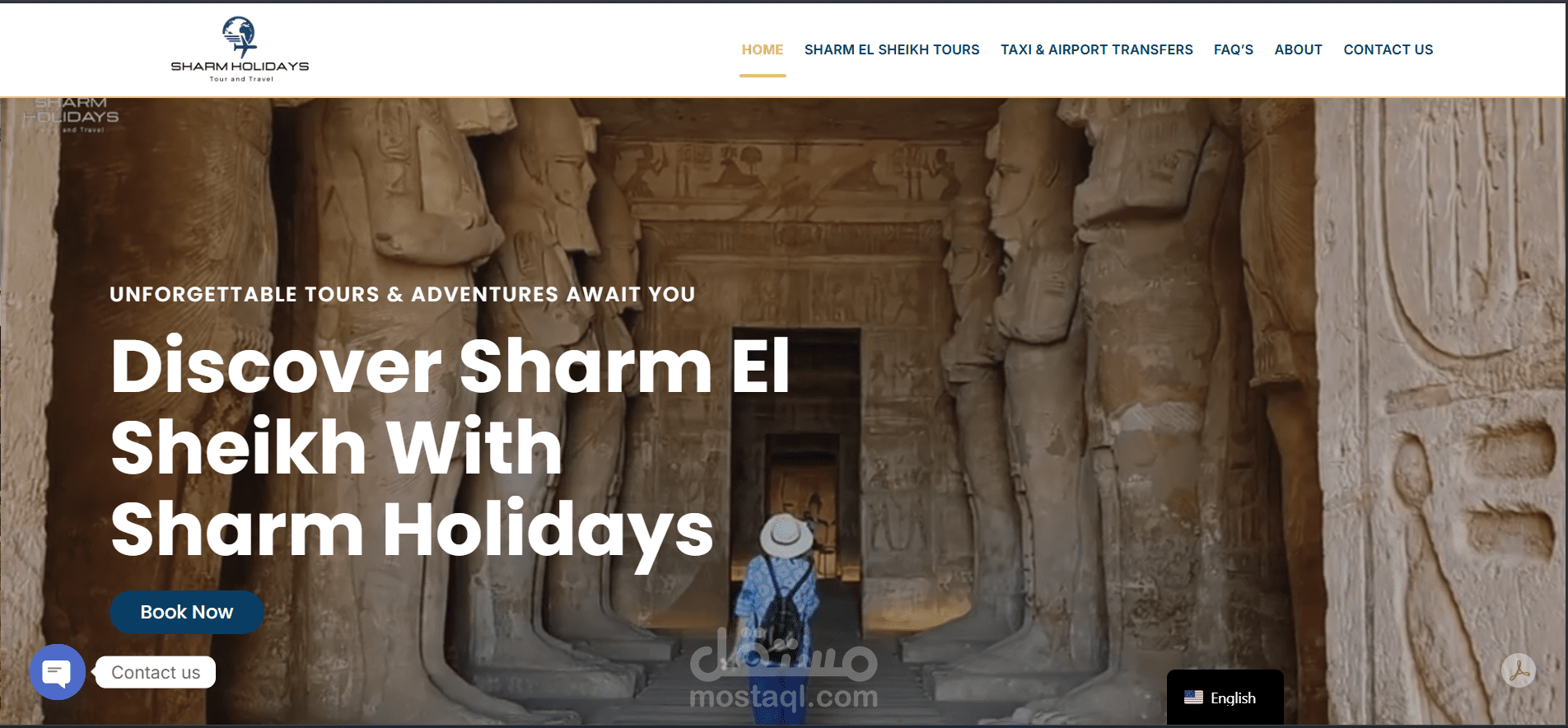 تصميم وبرمجة موقع شركة رحلات Sharm Holidays – شرم الشيخ | حجز تورز أونلاين وعروض سياحية