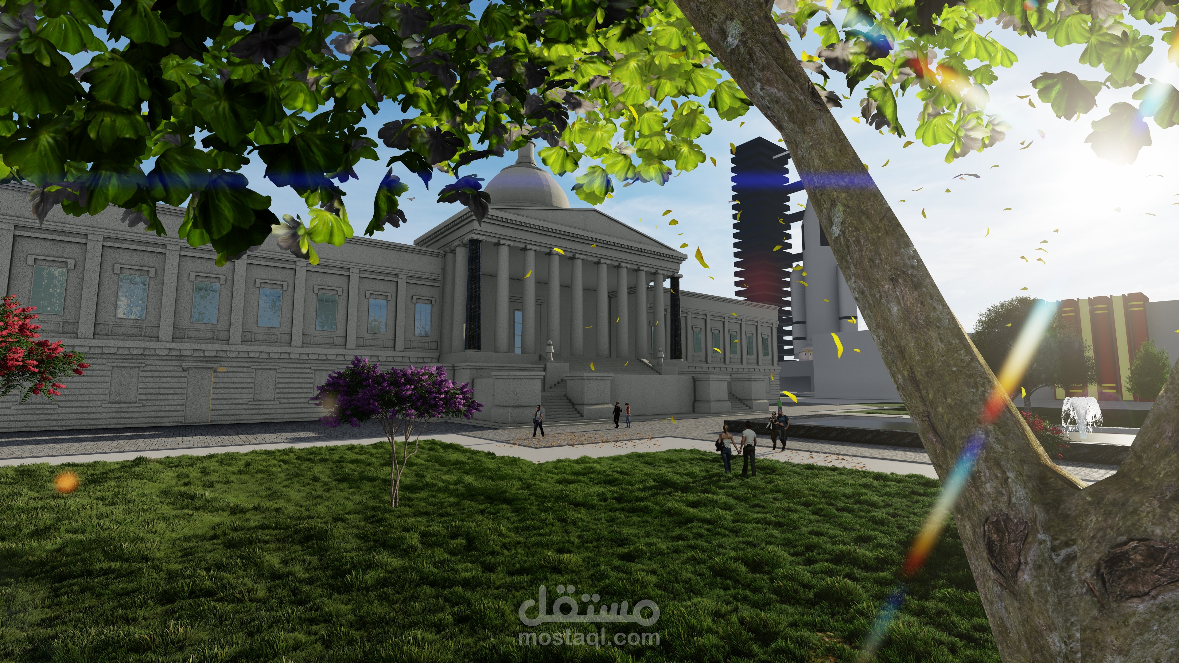 تصميم خارجى و ريندر