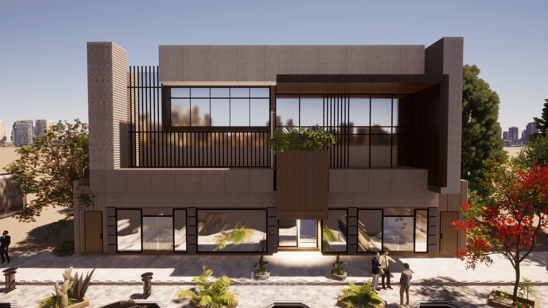 تصميم واجهة مركز طبي