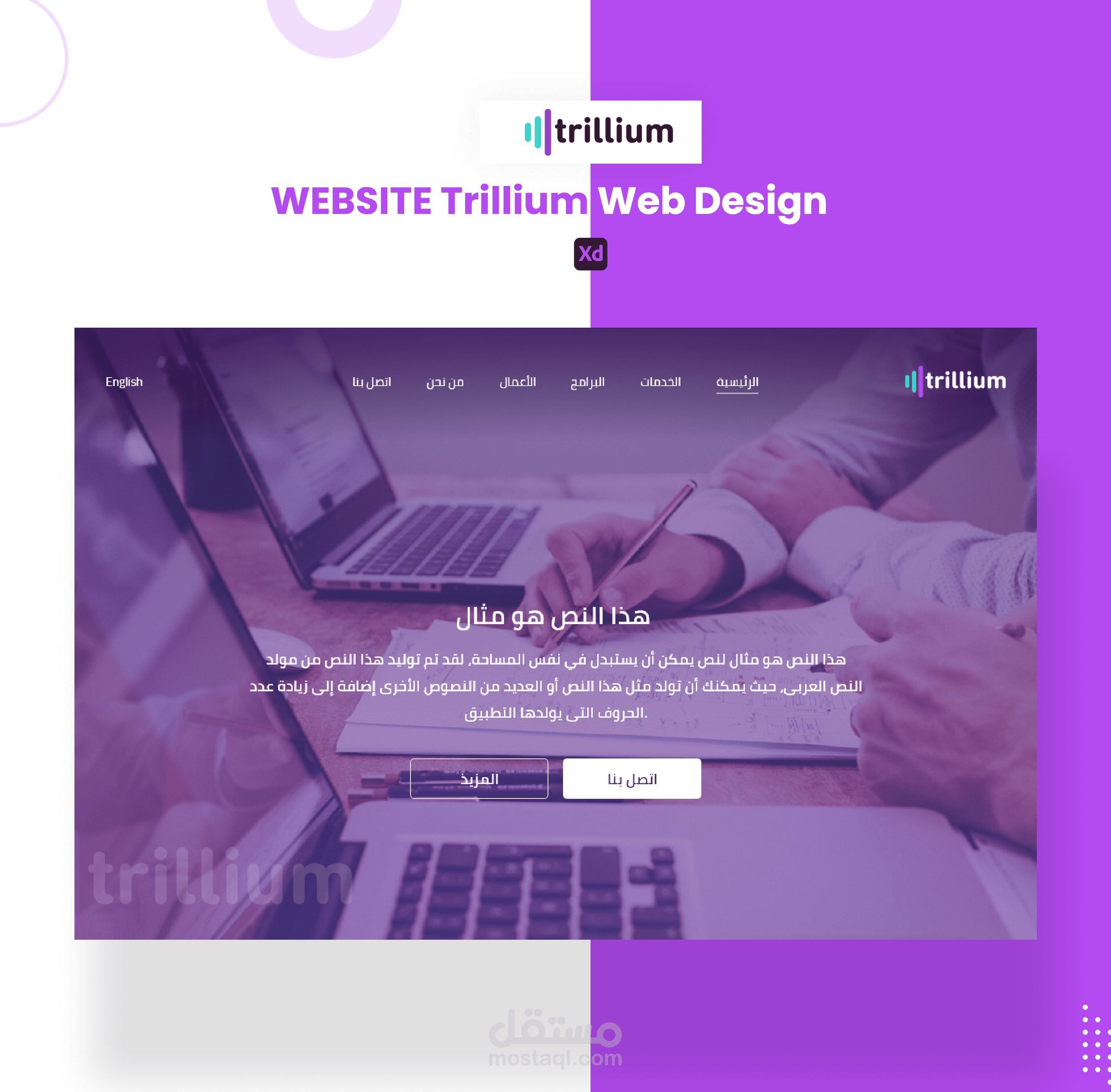 موقع لشركة تريليوم للبرمجيات